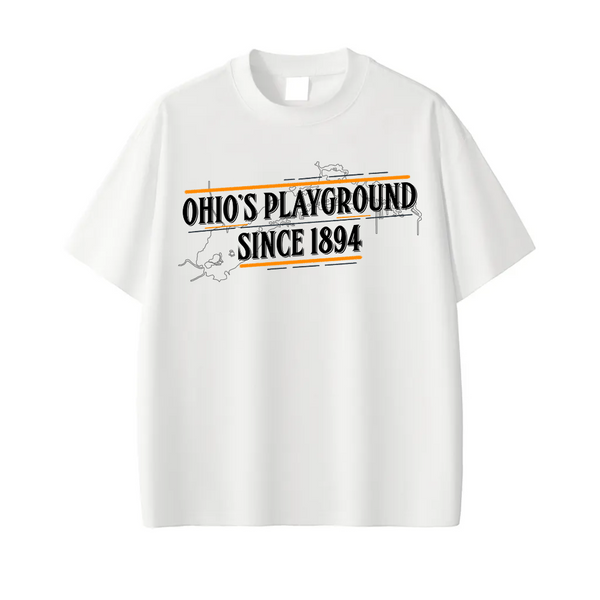 Ohio’s Playground Vintage Quick-Dry Cooling Tee - Since 1894
