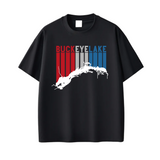 Buckeye Lake Stripes Quick-Dry Cooling Tee