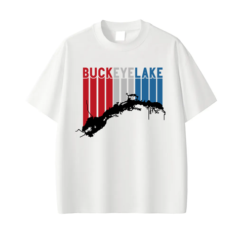 Buckeye Lake Stripes Quick-Dry Cooling Tee