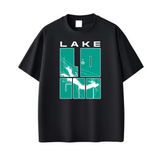 Lake Logan Map Quick-Dry Cooling Tee