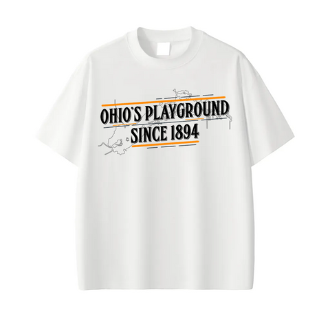 Ohio’s Playground Vintage Quick-Dry Cooling Tee - Since 1894