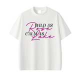 Wild as Rose, Calm as Lake Quick-Dry Cooling Tee