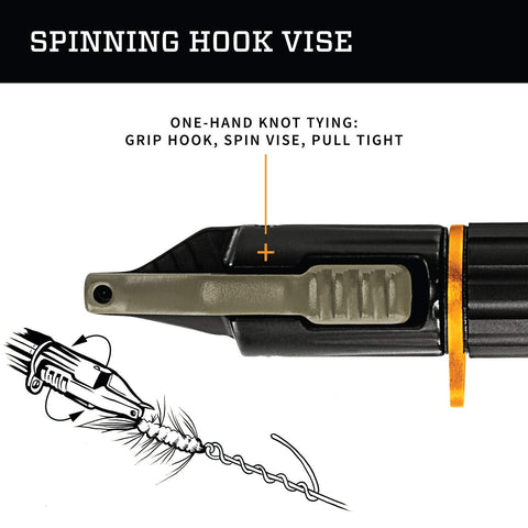 cunning chameleon fishing hook tying tool Fish Line Tie Device HookEze Fishing Knot Tying Tool